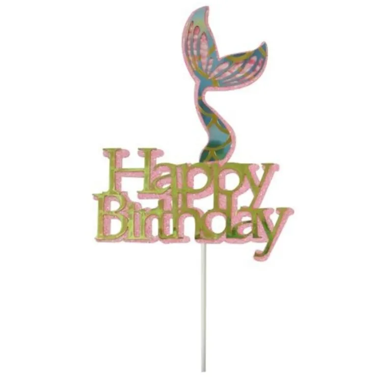 Cake Topper Queue De Sirene Patisdecor