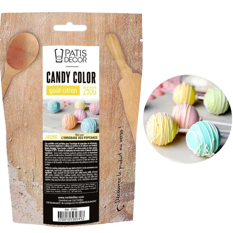 Candy Color Jaunes Gout Citron 250 G