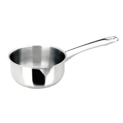 Casserole Bombee Bec Verseur Inox 10 Cm