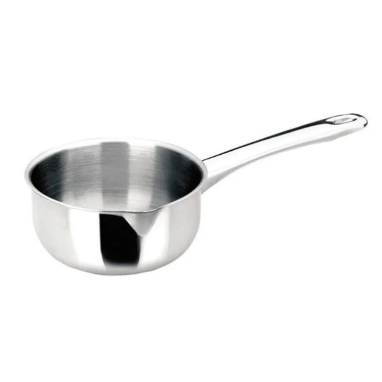 Casserole Bombee Bec Verseur Inox 10 Cm