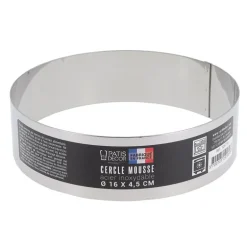 Cercle A Mousse Inox H 4,5 Cm 16 Cm Patisdecor