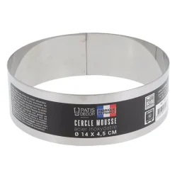 Cercle A Mousse Inox H 4,5 Cm 14 Cm Patisdecor