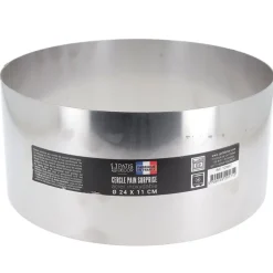 Cercle A Pain Surprise Inox H 11 Cm Diam 24 Cm Patisdecor