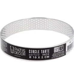 Cercle A Tarte Perfore Inox H 2 Cm 10 Cm Patisdecor