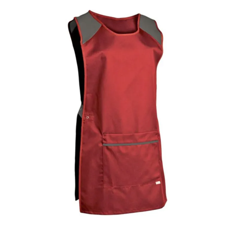 Chasuble Rouge Hibiscus Poly/Coton Eloise