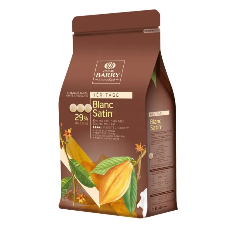 Chocolat Blanc Satin 29 % 5 Kg