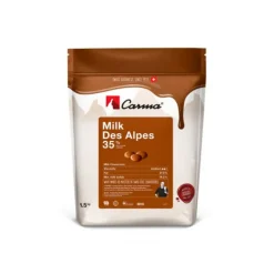 Chocolat De Couverture Milk Des Alpes 35 % 1,5 Kg