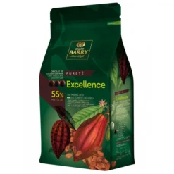 Chocolat De Couverture Noir Excellence Pistoles 55 % 5 Kg