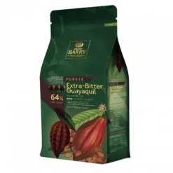 Chocolat De Couverture Noir Extra Bitter Guayaquil 64 % 5 Kg