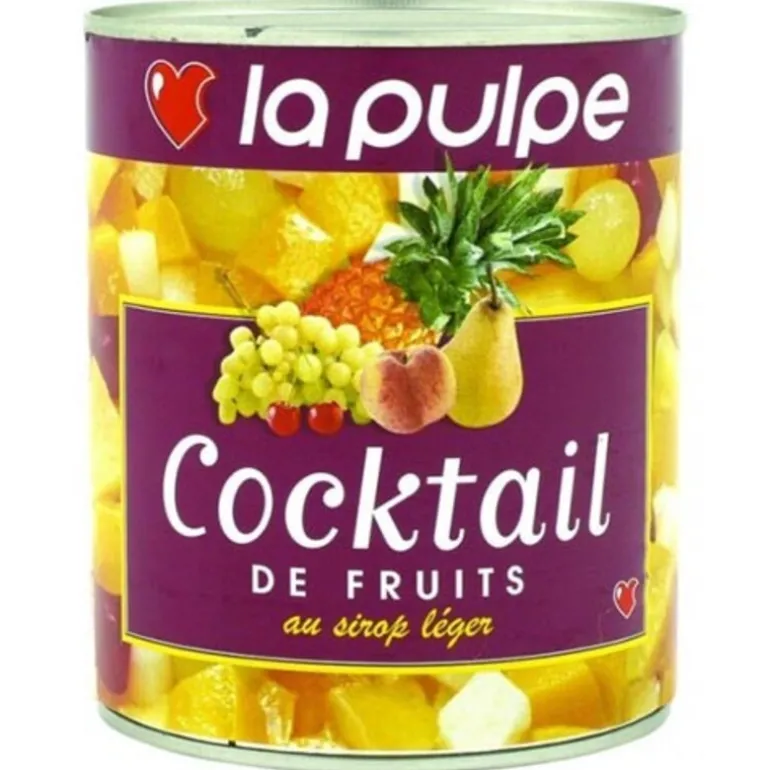 Cocktail De Fruits Au Sirop Leger