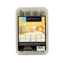 Coffret 24 Douilles Décors Fins Inox