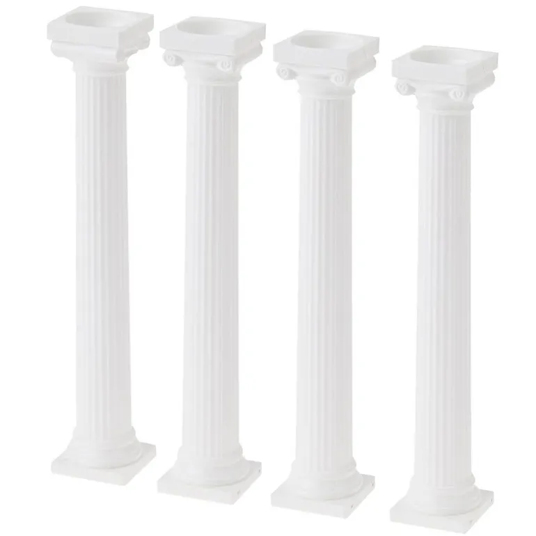 Colonnes De Separation Grecques Patisdecor 17,8 Cm (X4)