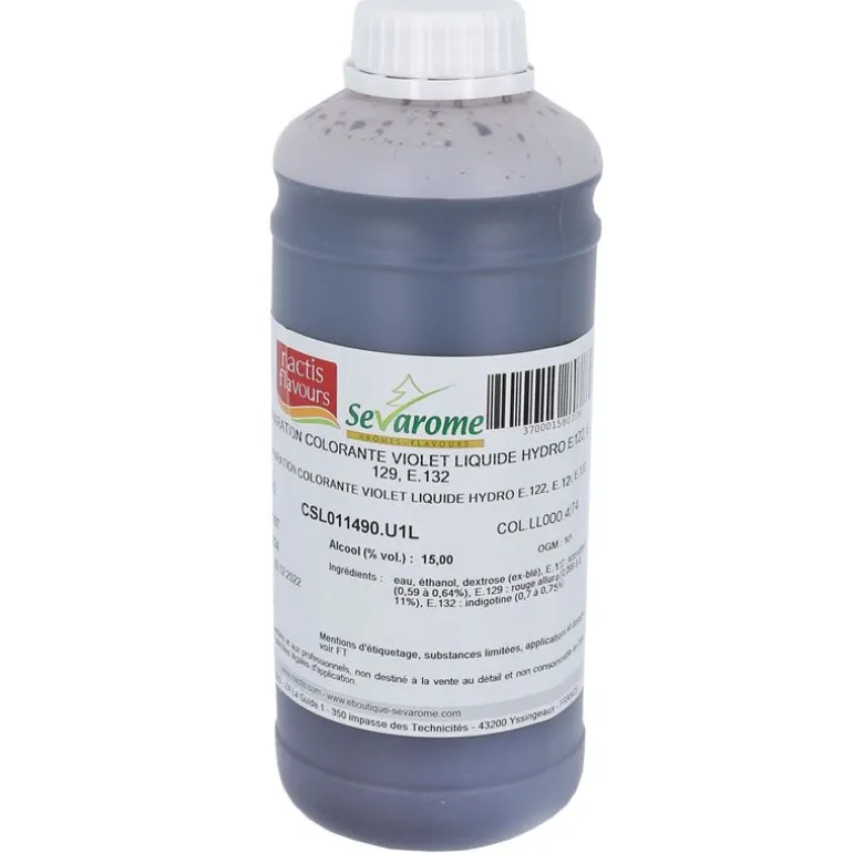 Colorant Liquide Hydrosoluble Violet 1L