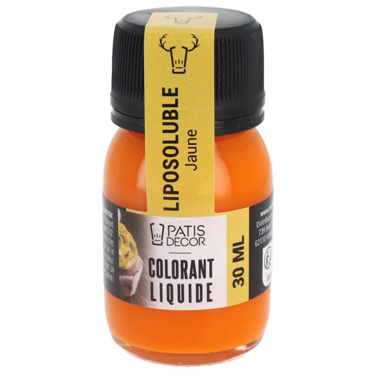 Colorant Liquide Liposoluble Jaune 30 Ml