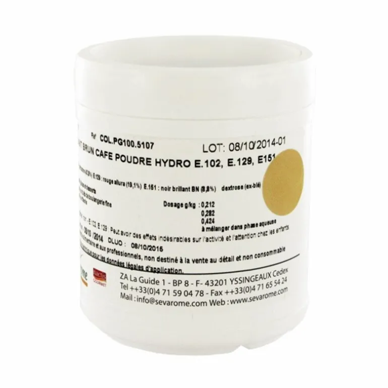 Colorant Poudre Alimentaire Cafe 100 G