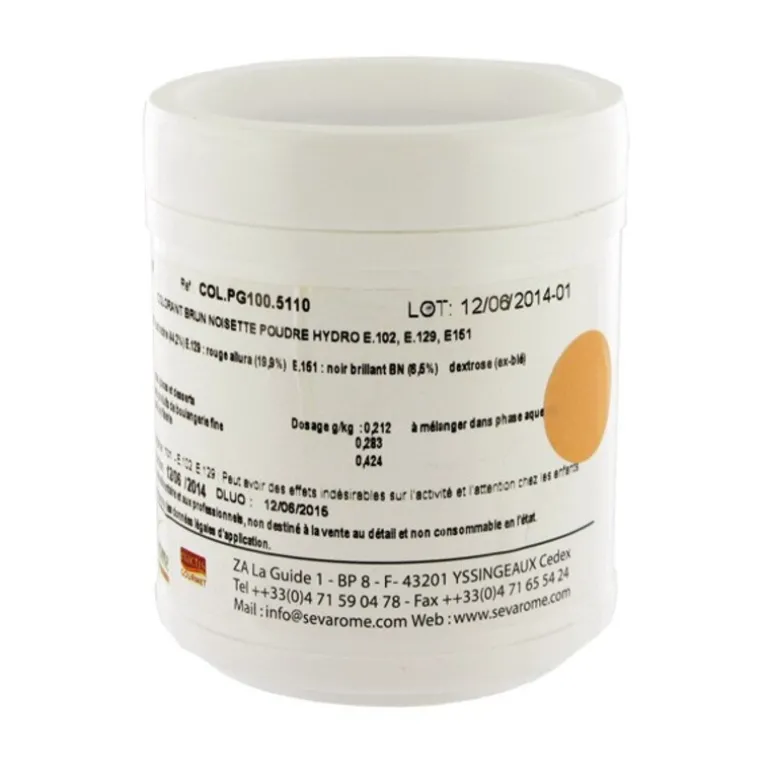 Colorant Poudre Alimentaire Noisette 100 G