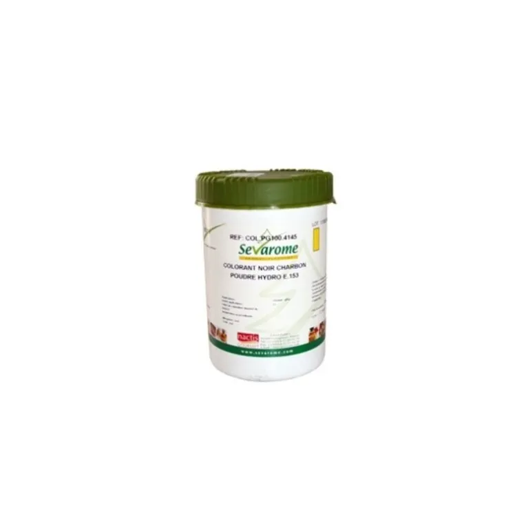 Colorant Poudre Alimentaire Noir Vegetal 100 G