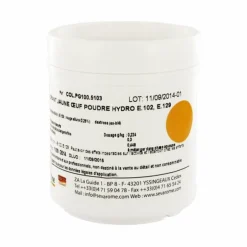 Colorant Poudre Alimentaire Jaune Oeuf 100 G