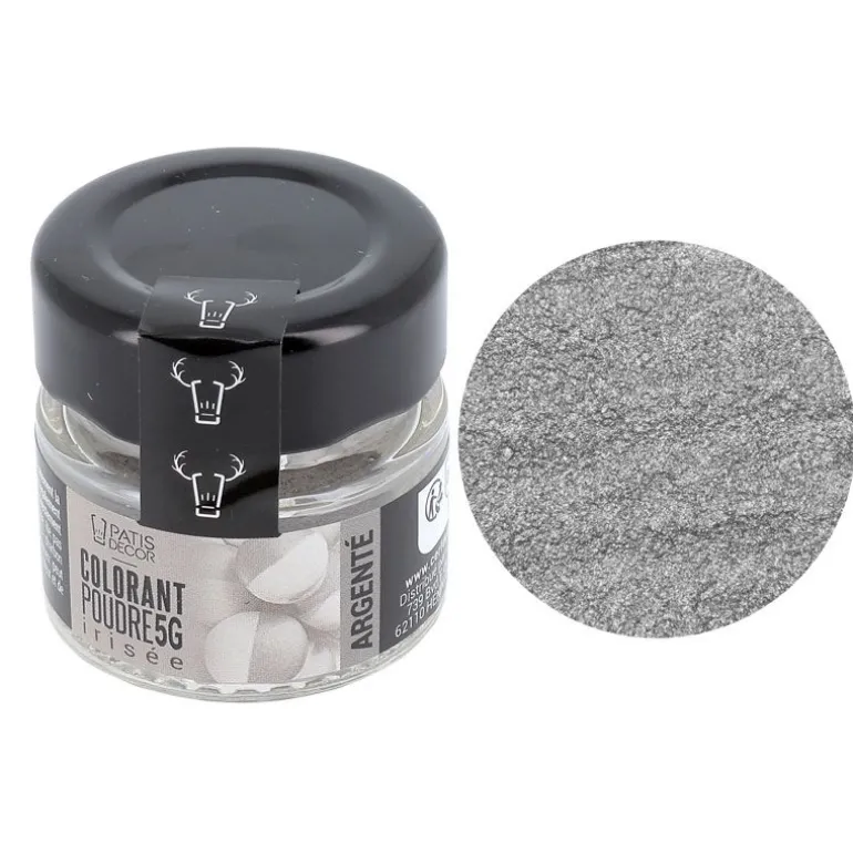 Colorant Poudre Irise Argente 5 G