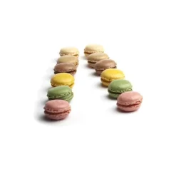 Coques De Macarons Assortis 4 Saveurs (X160)