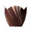 Coupelle Chocolat Marbre Tulip (X 12)
