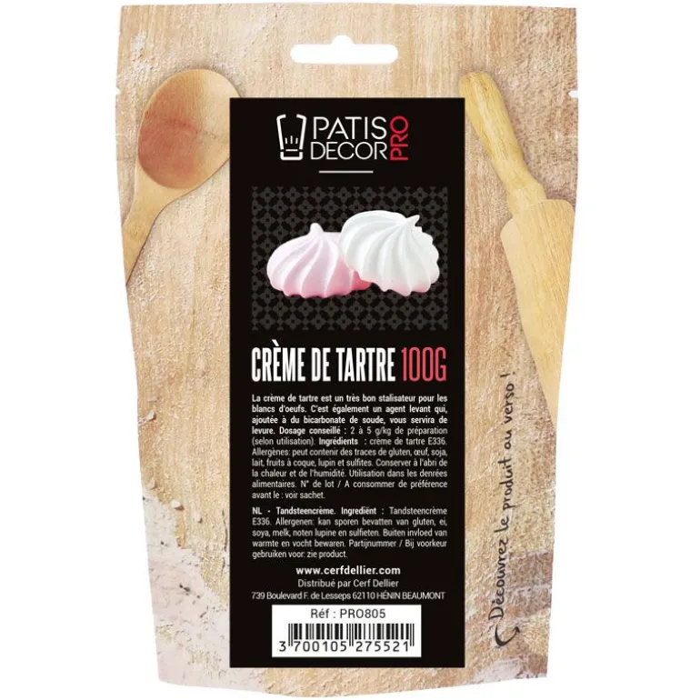 Creme De Tartre Patisdecor Pro 100 G