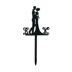 Cupcake Toppers Couple Enlace (X 8)