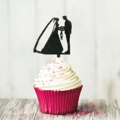 Cupcake Toppers Couples De Maries (X 8)
