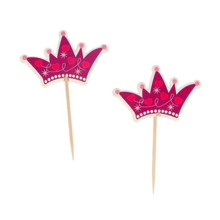 Cupcake Toppers Couronnes De Princesses (X 12)