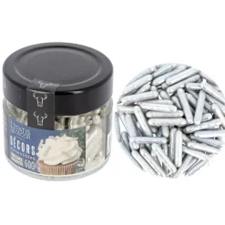 Décors Comestibles Bâtons Argentes 60 G