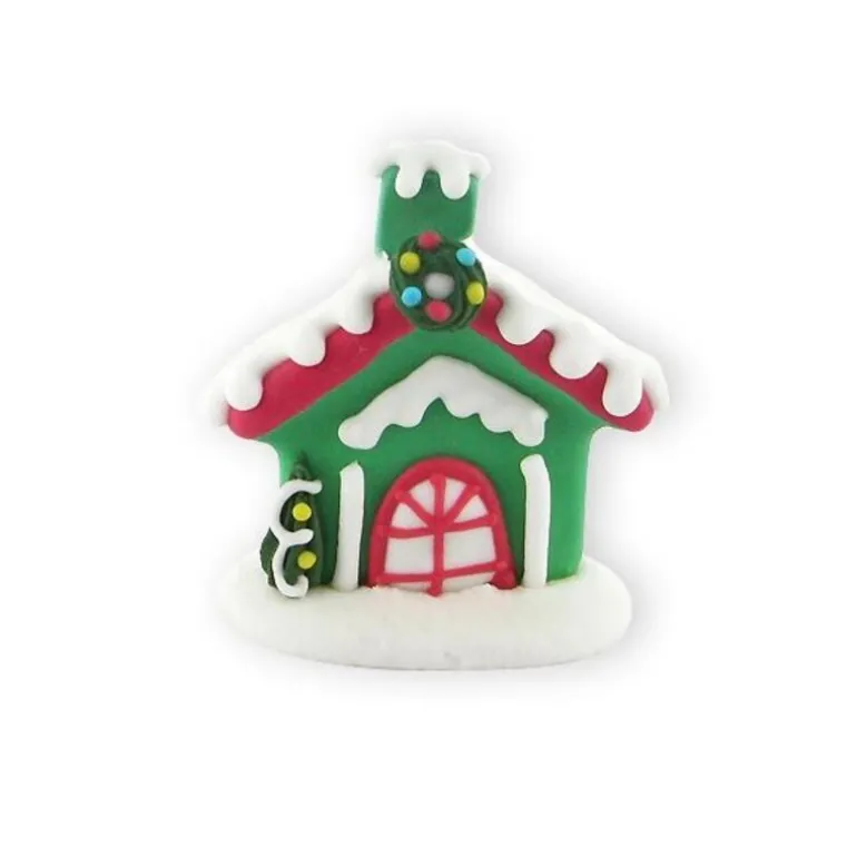 Décors Comestibles Chalet De Noël (X24)