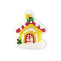 Décors Comestibles Chalet De Noël (X24)