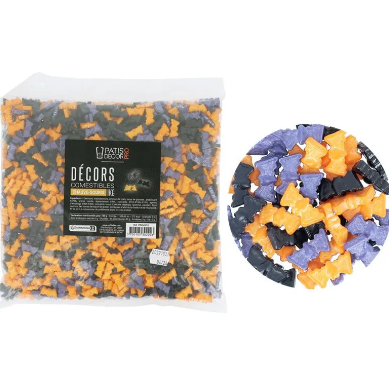 Décors Comestibles Chauve-Souris 1 Kg