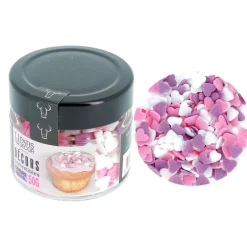 Décors Comestibles Coeurs Pastel 50 G