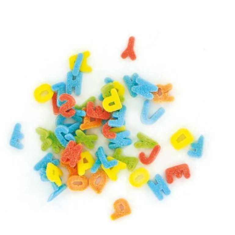 Décors Comestibles Lettres Multicolores 40 G