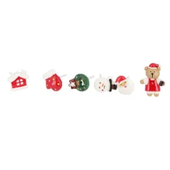 Décors De Noël Assortis En Résine Theme 1 (X24)