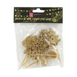 Décors De Noël En Bois Vintage (X10)