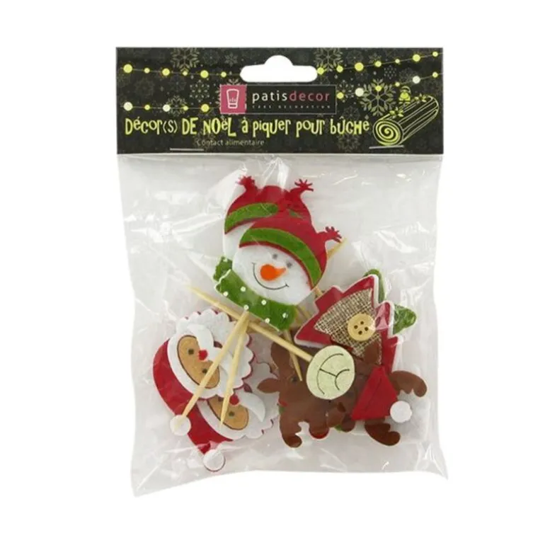 Décors De Noël En Feutrine Theme 2 (X10)