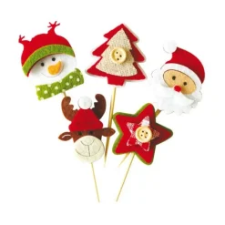 Décors De Noël En Feutrine Theme 2 (X50)