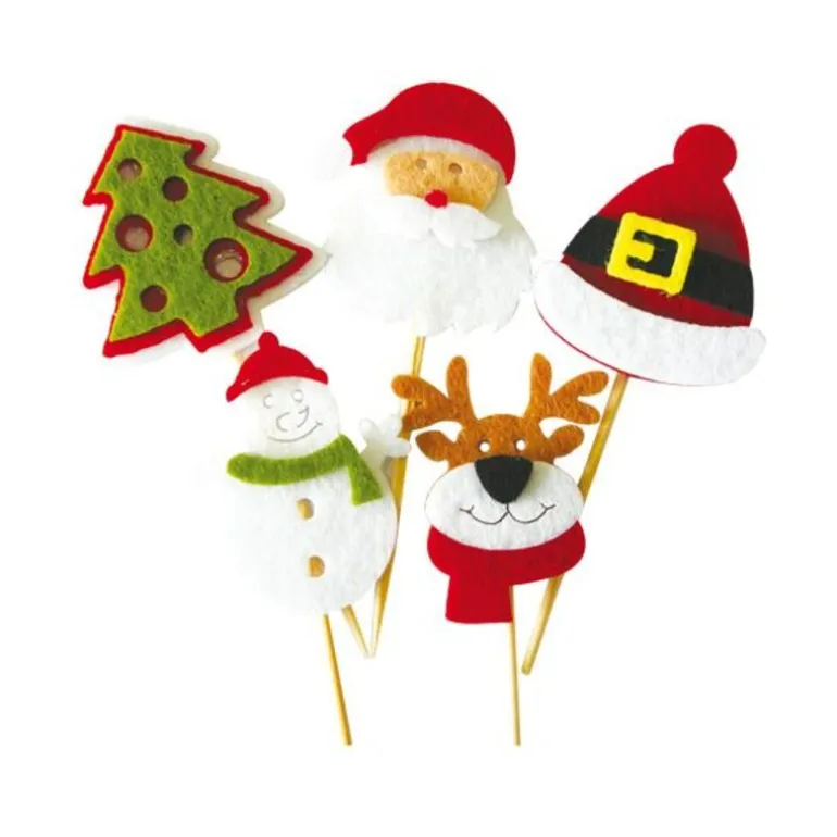 Décors De Noël En Feutrine Theme 1 (X50)