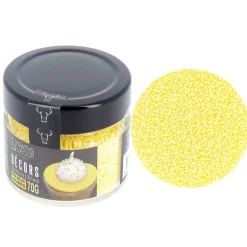 Décors Mini Billes Jaunes Patisdecor