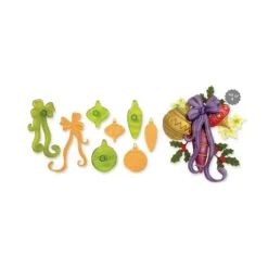 Découpoirs Boules De Noël Et Noeuds (Jeu De 4)