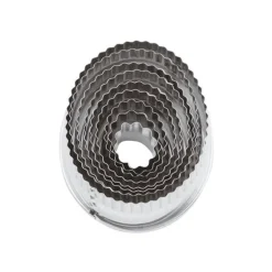 Découpoirs Canneles Ovales (Serie De 9)