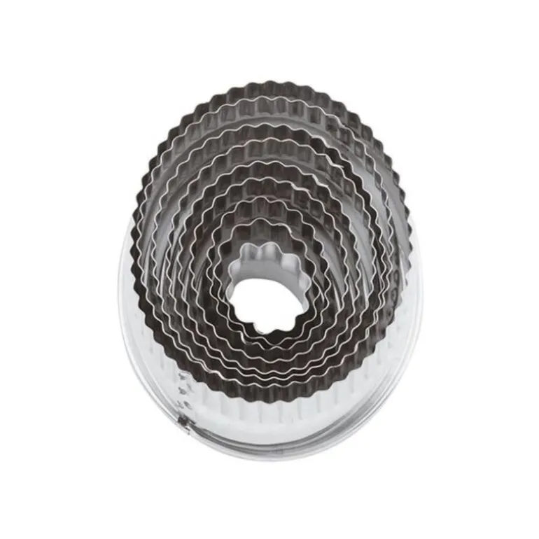 Découpoirs Canneles Ovales (Serie De 9)