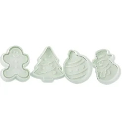Découpoirs Éjecteurs Assortis Theme Noël (X 4)
