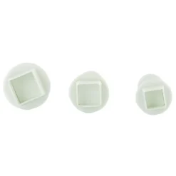 Découpoirs Éjecteurs Mini Carres Patisdecor (X 3)