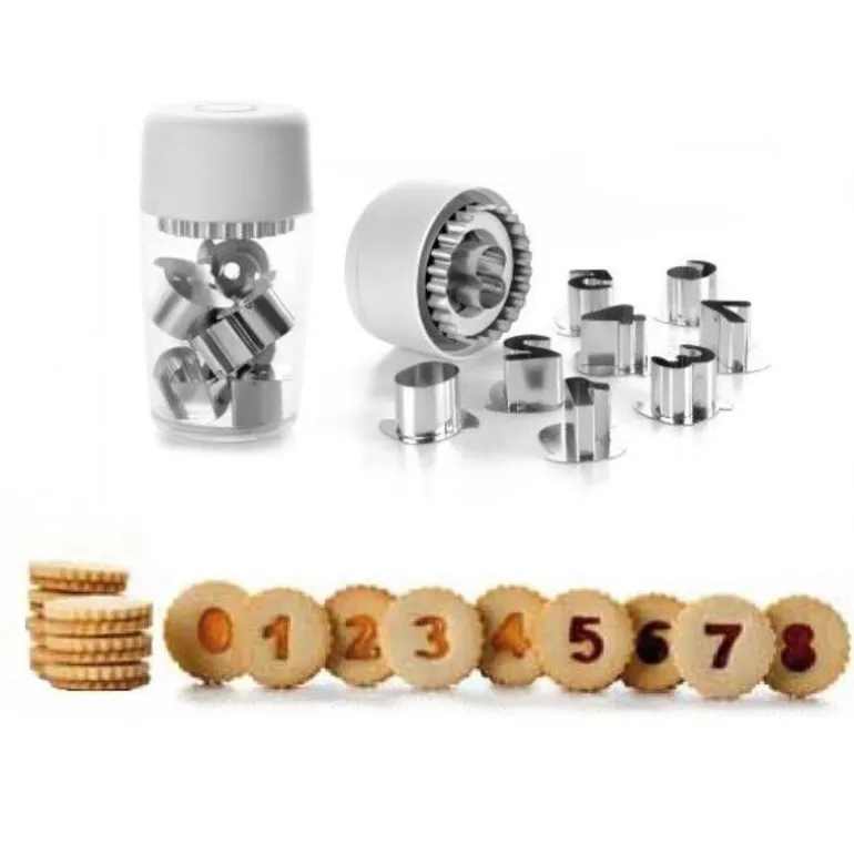 Découpoirs Linzer Chiffres Assortis (X 9)