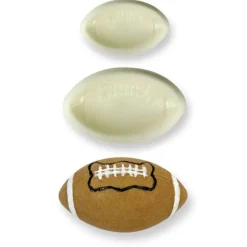 Découpoirs Relief Ballon De Rugby (X2)