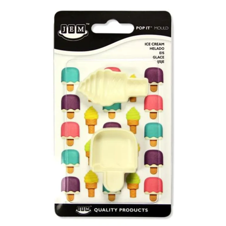 Découpoirs Relief Crèmes Glacees (X2)