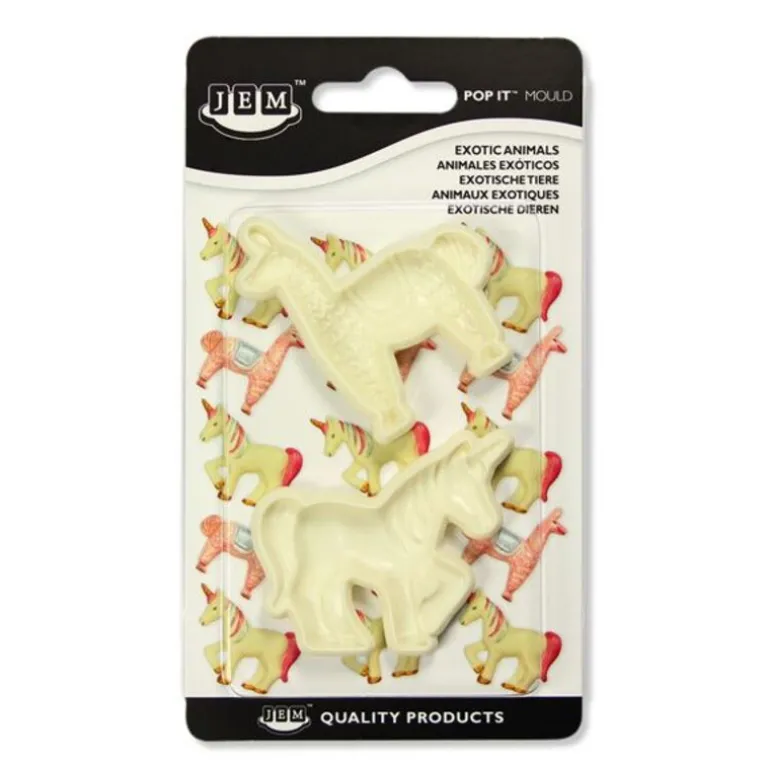 Découpoirs Relief Licorne Et Lama (X2)